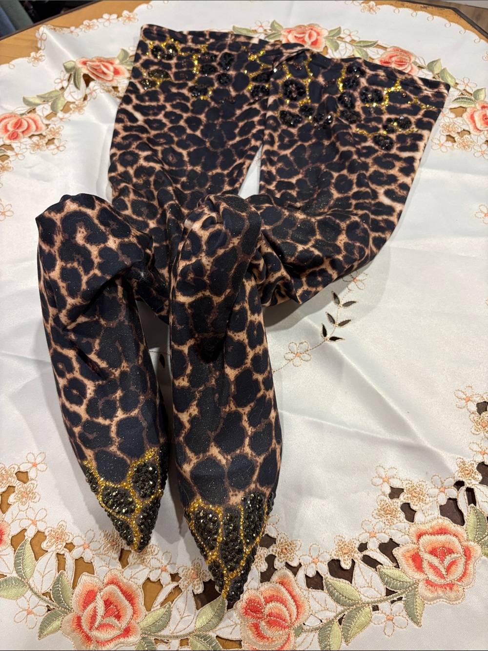 Leopard Print Women's boots